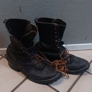 HATHORN Hi-line Black Outdoor Boots Mens 11 D